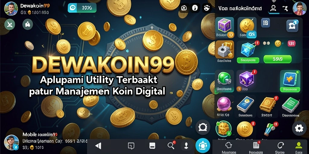 Tampilan antarmuka pengguna DEWAKOIN99 yang sederhana dan modern.