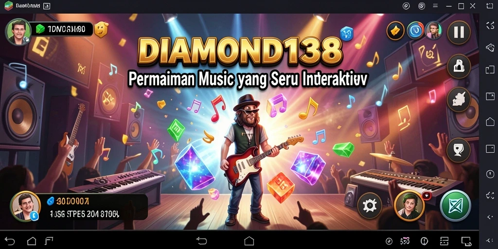 Tampilan gameplay <strong>DIAMOND138</strong> yang menampilkan aksi seru permainan musik.