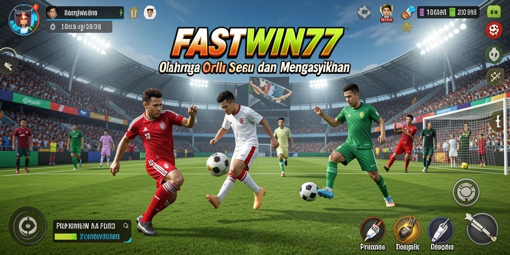 Tangkapan layar dari gameplay <strong>FASTWIN77</strong> yang penuh aksi dalam pertandingan olahraga.