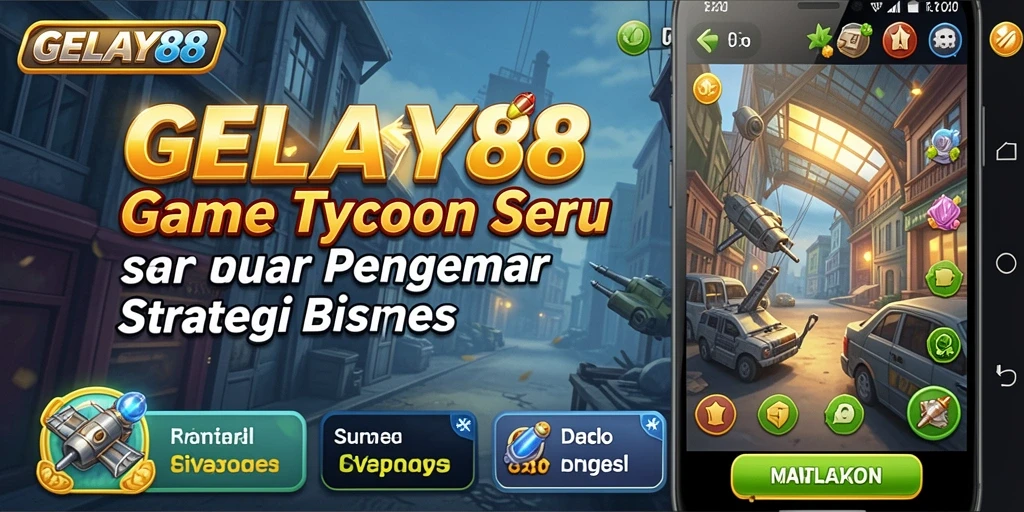 Tampilan gameplay <strong>GELAY88</strong> yang menarik dengan elemen Tycoon yang menyenangkan.