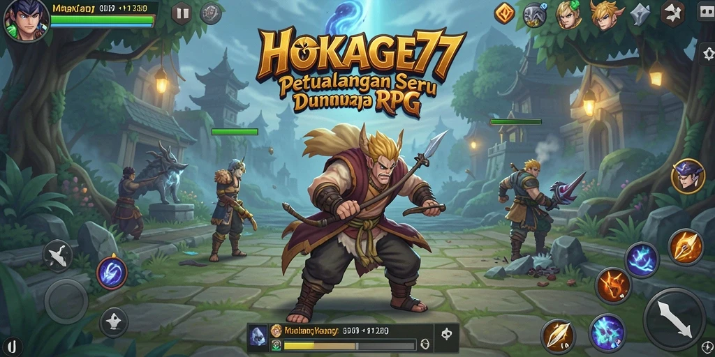 Tampilan gameplay HOKAGE77 yang seru dan menarik.