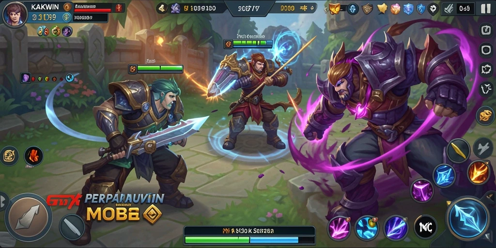 Tampilan seru pertarungan di arena KAKWIN yang memukau.