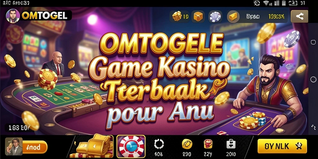 Screenshot gameplay OMTOGEL menampilkan aksi seru permainan Kasino.