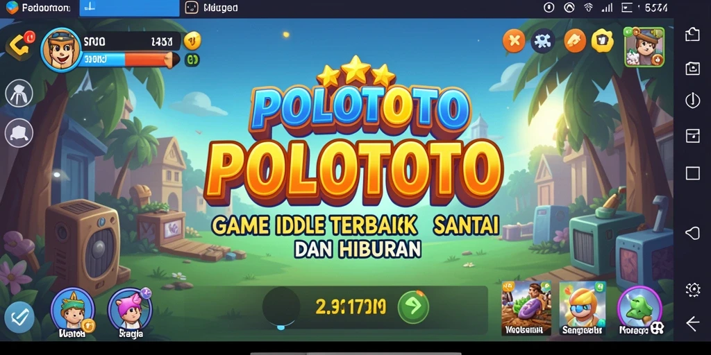 Tampilan gameplay Idle yang menarik di POLOTOTO.