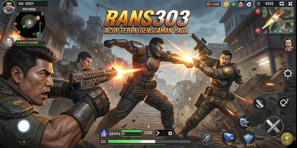 Tampilan gameplay mendebarkan dari RANS303