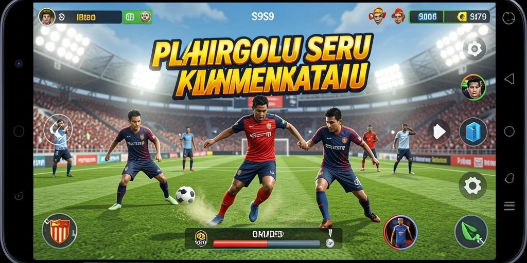 Screenshot gameplay S9S9 yang menampilkan aksi olahraga seru.