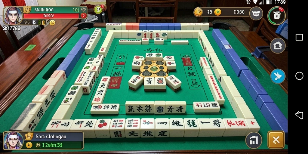 Tampilan gameplay ST789 yang seru dengan berbagai ubin Mahjong.