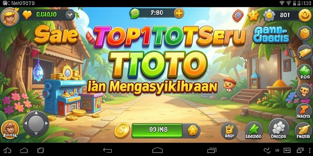 Tampilan gameplay menarik dari TOP1TOTO dengan grafis yang memukau.