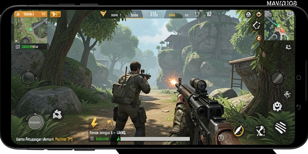 Gameplay UANG yang penuh aksi dan menegangkan.