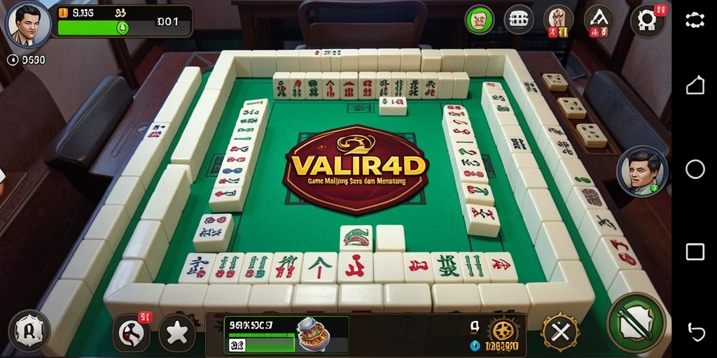 Tangkapan layar VALIR4D menunjukkan serunya gameplay Mahjong.