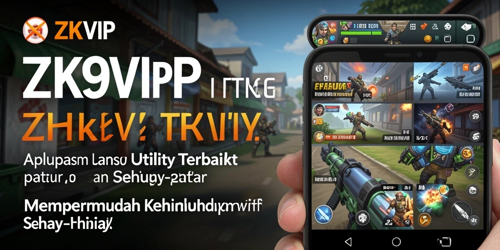 Tampilan antarmuka ZK9VIP yang sederhana dan intuitif.